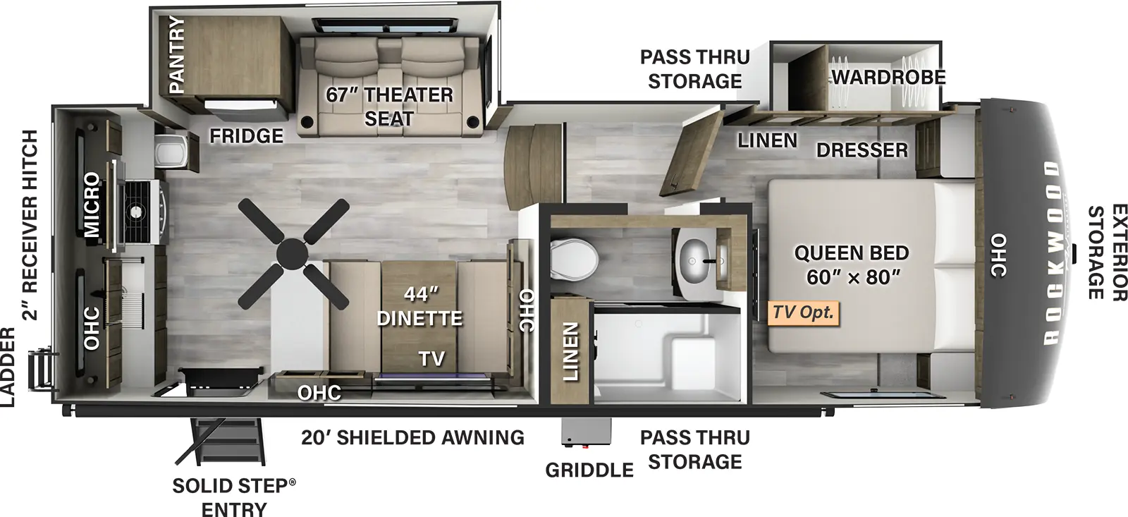 Rockwood Signature Fifth Wheels 282RD - Forest River RV